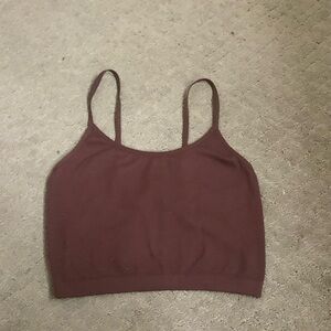 Bozzolo brown tank top